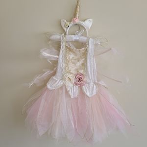 Kids Unicorn Fairy Costume Size L/6x